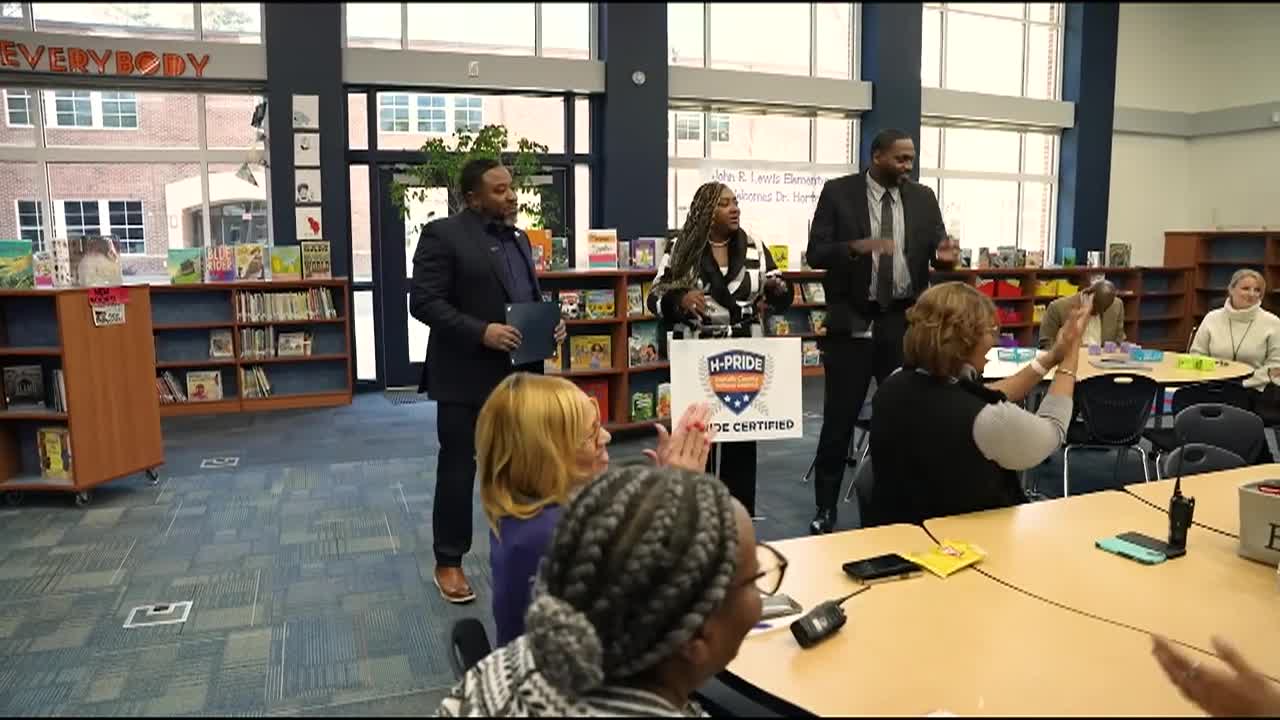 Thumbnail image for H-PRIDE Visit Margaret Harris & John Lewis ES