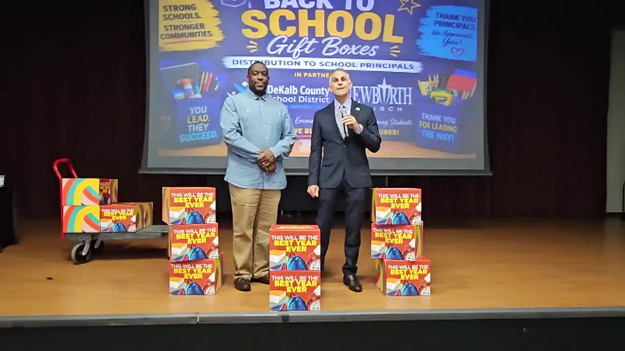 Thumbnail image for Principal Gift Boxes -  Donated By New Birth Missionary Baptist Church